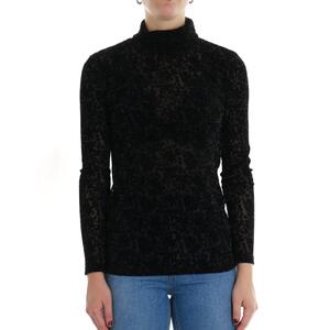 T-SHIRT COLLO ALTO MOLLY BRACKEN NERO